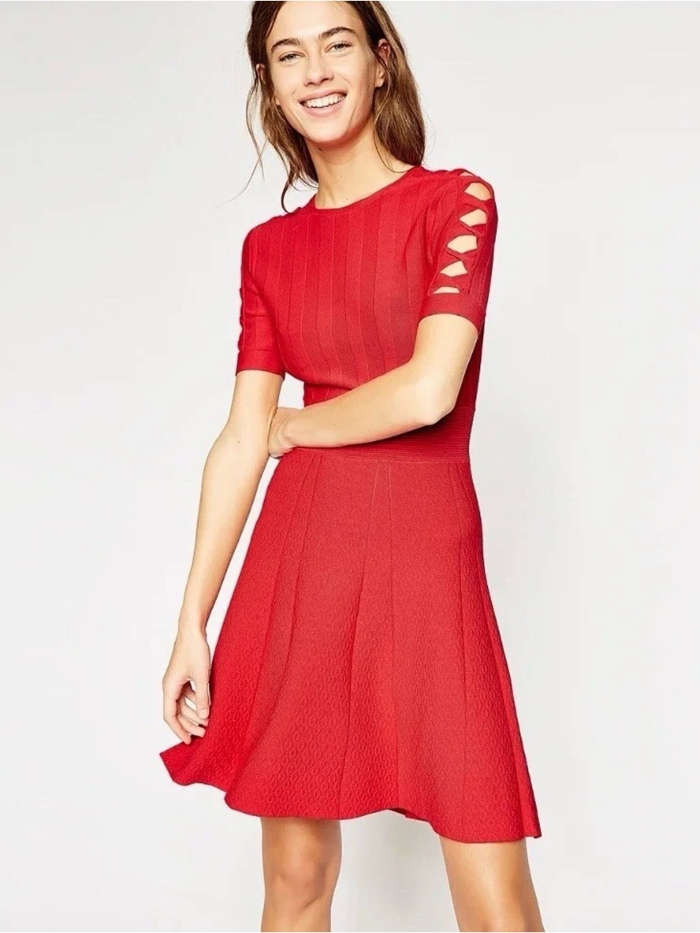NWOT The Kooples Tomato Red Dress